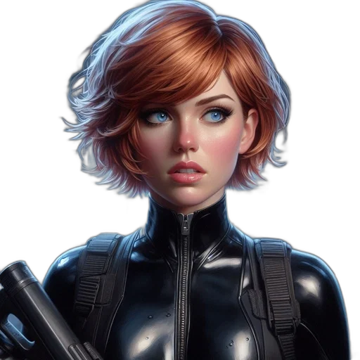 jacket, face, robot, concept art transparent PNG cut-out