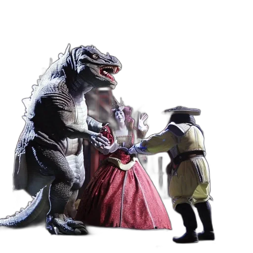 dragon, creature, dress, concept art transparent PNG cut-out