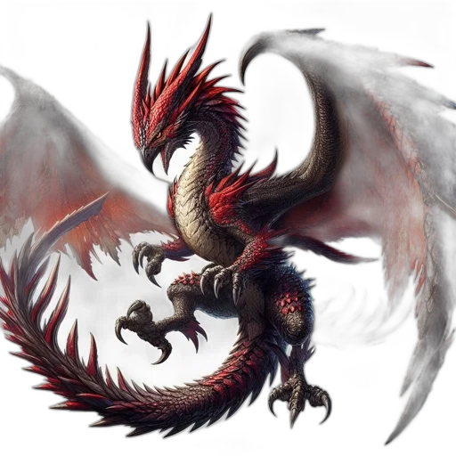 dragon, creature, fantasy art, concept art transparent PNG cut-out