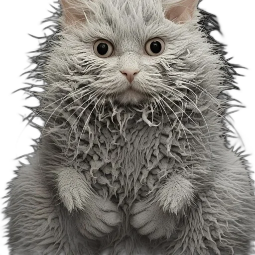 creature, animal, hair, dragon transparent PNG cut-out