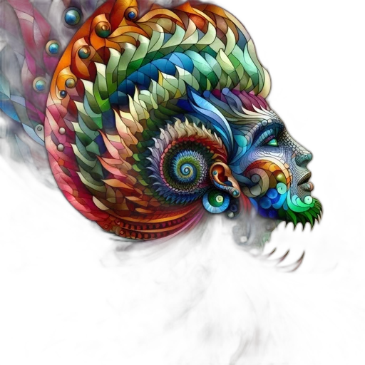 dragon, mask, creature, animal transparent PNG cut-out