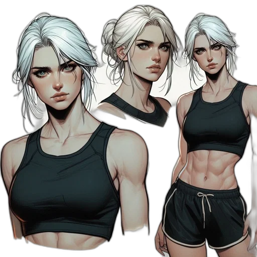 concept art, fantasy art, comic book art, cyberpunk transparent PNG cut-out