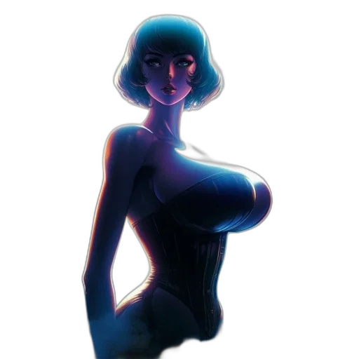 dress, robot, creature, face transparent PNG cut-out