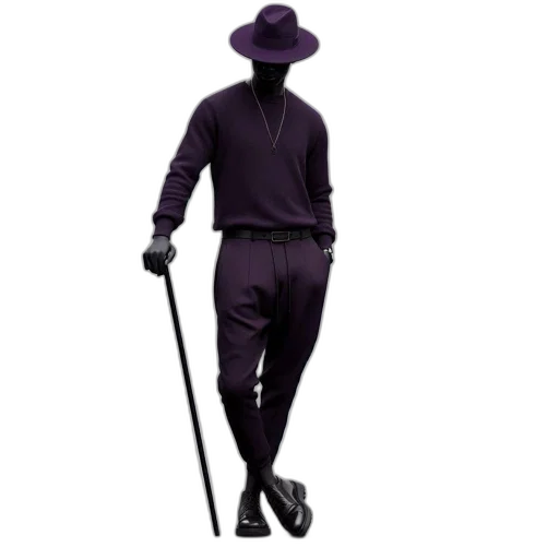 staff, hat, concept art, 3d render transparent PNG cut-out