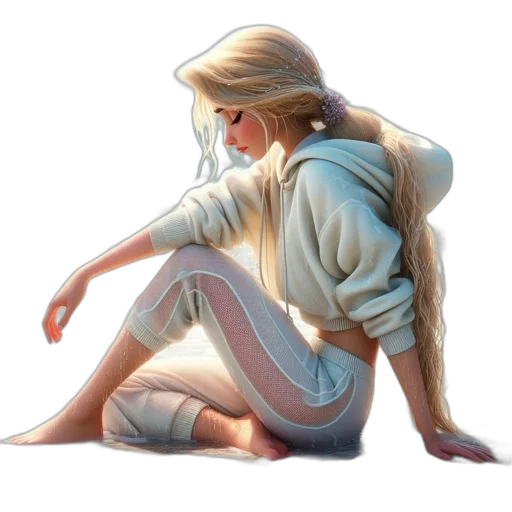 dress, concept art, fantasy art, 3d render transparent PNG cut-out