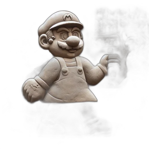 staff, creature, hat, face transparent PNG cut-out