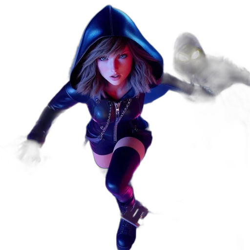 jacket, concept art, comic book art, fantasy art transparent PNG cut-out