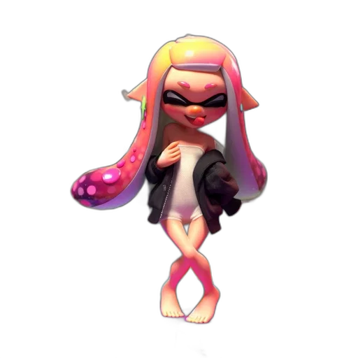 dress, hair, weapon, staff transparent PNG cut-out