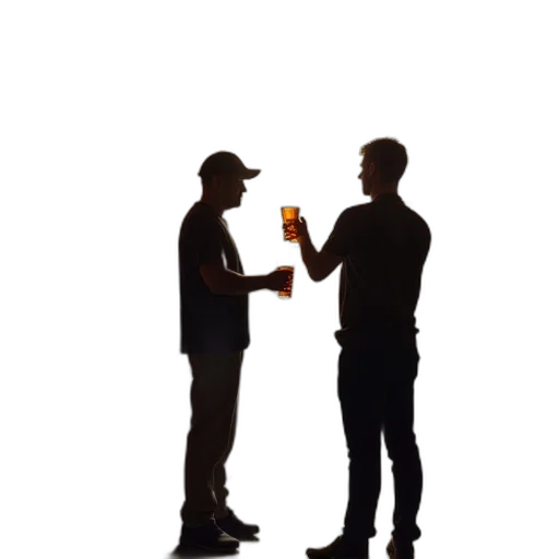bottle, hat, staff, weapon transparent PNG cut-out