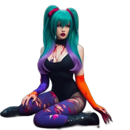 dress, fantasy art, cyberpunk, concept art transparent PNG cut-out