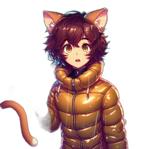 jacket, animal, creature, staff transparent PNG cut-out