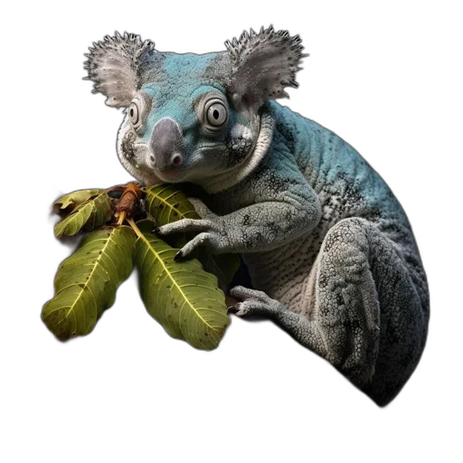creature, dragon, animal, staff transparent PNG cut-out