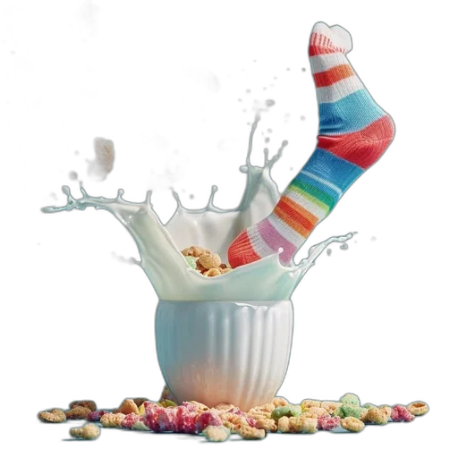 food, shoes, hat, 3d render transparent PNG cut-out