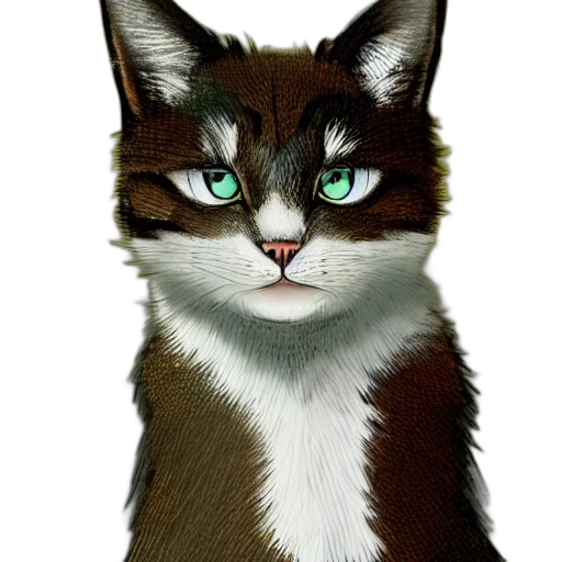 animal, staff, face, photorealistic transparent PNG cut-out