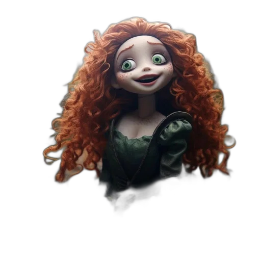 dress, face, staff, creature transparent PNG cut-out