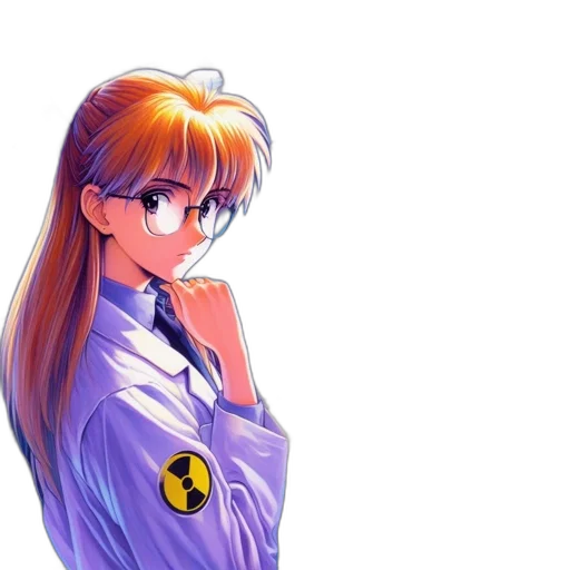 jacket, staff, robot, face transparent PNG cut-out