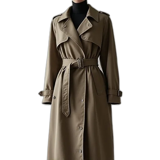 jacket, dress, earth tones, dark transparent PNG cut-out