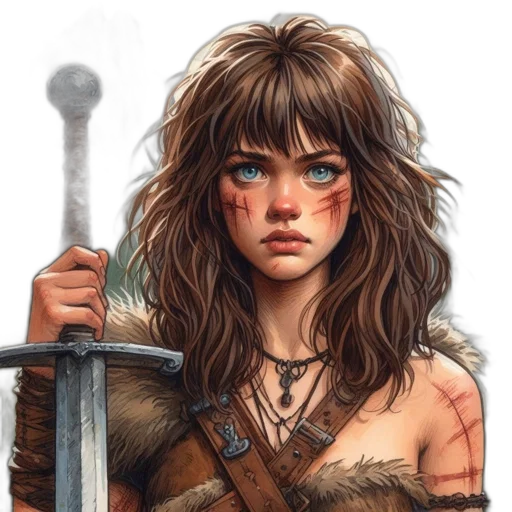 sword, weapon, fantasy art, comic book art transparent PNG cut-out