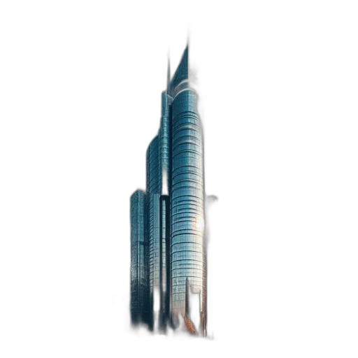 building, 3d render, concept art, photorealistic transparent PNG cut-out