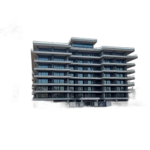 building, 3d render, photorealistic, concept art transparent PNG cut-out