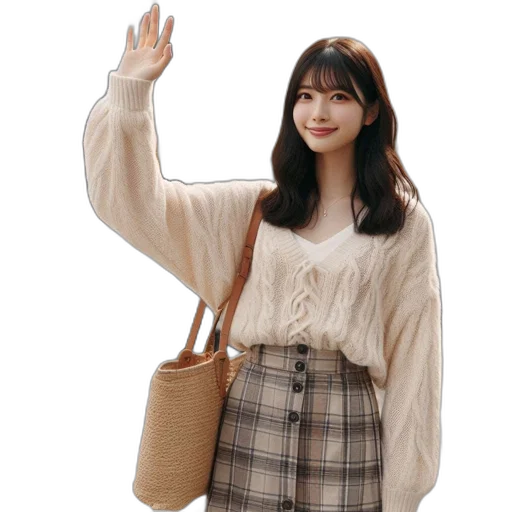 jacket, dress, oil painting, anime transparent PNG cut-out