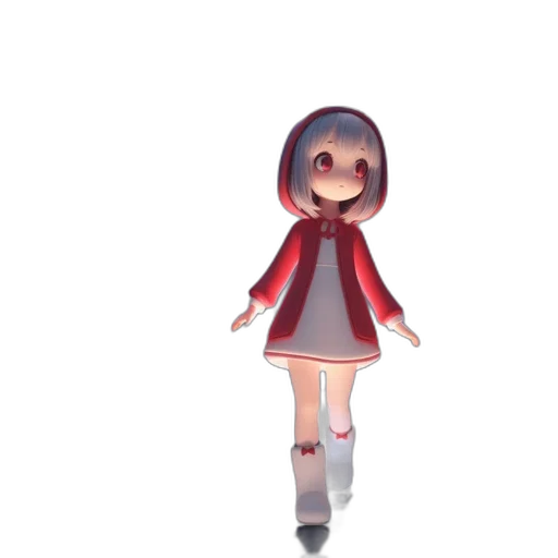 dress, creature, robot, staff transparent PNG cut-out