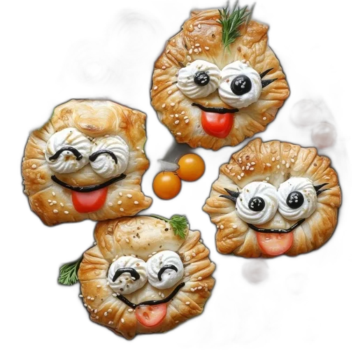 food, photorealistic, concept art, oil painting transparent PNG cut-out