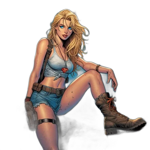 comic book art, concept art, fantasy art, cartoon transparent PNG cut-out