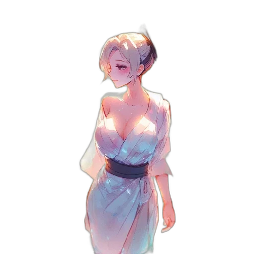 dress, robot, staff, crown transparent PNG cut-out