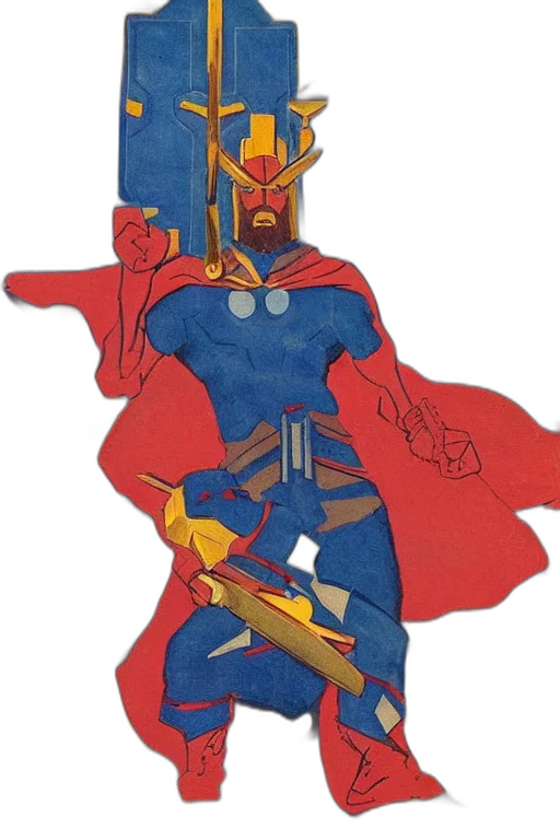mask, comic book art, concept art, watercolor transparent PNG cut-out