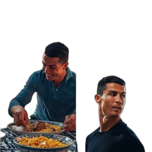 food, face, hair, robot transparent PNG cut-out