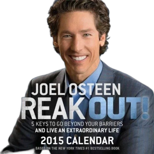 joel, osteen, break, out transparent PNG cut-out