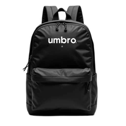 umbrella, jacket, 3d render, black transparent PNG cut-out