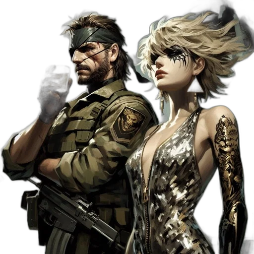 weapon, concept art, comic book art, cyberpunk transparent PNG cut-out