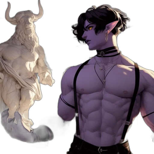 concept art, fantasy art, comic book art, 3d render transparent PNG cut-out