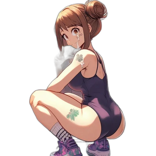 dress, shoes, flower, creature transparent PNG cut-out