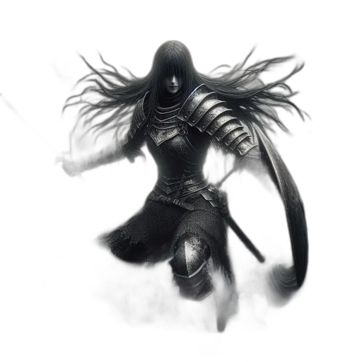 creature, mask, weapon, sword transparent PNG cut-out