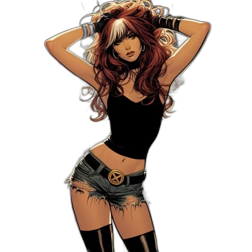 comic book art, cartoon, concept art, fantasy art transparent PNG cut-out
