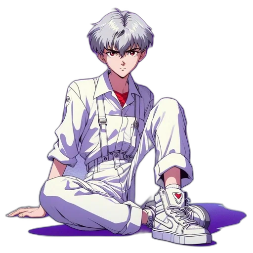creature, robot, anime, vaporwave transparent PNG cut-out