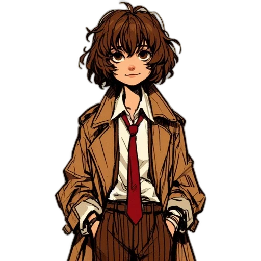 jacket, staff, dress, pixel art transparent PNG cut-out