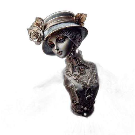 mask, jewelry, robot, crown transparent PNG cut-out