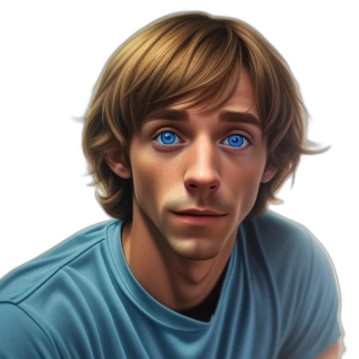 face, robot, photorealistic, fantasy art transparent PNG cut-out