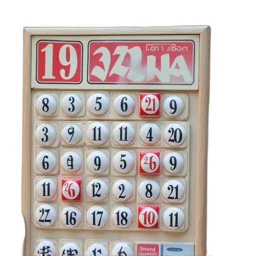 furniture, calendar, lottery, numbers transparent PNG cut-out