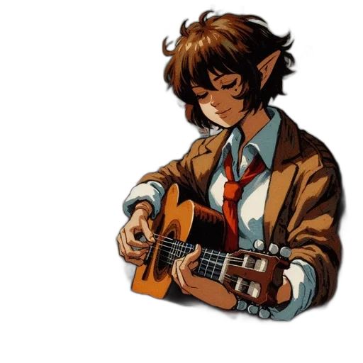 jacket, pixel art, anime, concept art transparent PNG cut-out