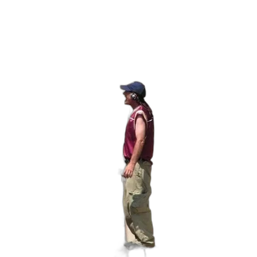 hat, staff, creature, jacket transparent PNG cut-out