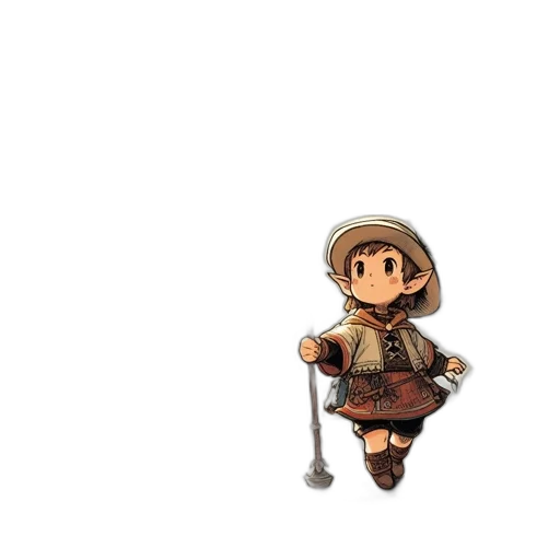 staff, hat, weapon, sword transparent PNG cut-out