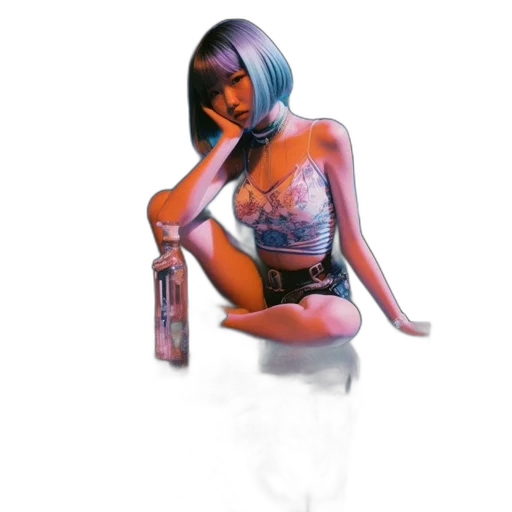 dress, bottle, robot, jewelry transparent PNG cut-out