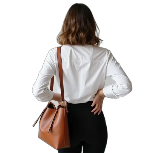 jacket, staff, dress, 3d render transparent PNG cut-out