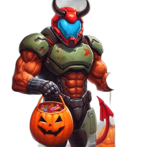 robot, mask, concept art, pixel art transparent PNG cut-out