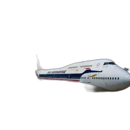 3d render, photorealistic, large, airplane transparent PNG cut-out